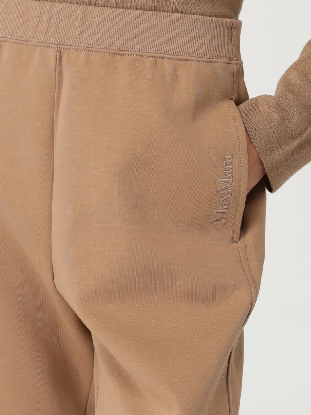 Pantalone 'S Max Mara in jersey di misto cotone