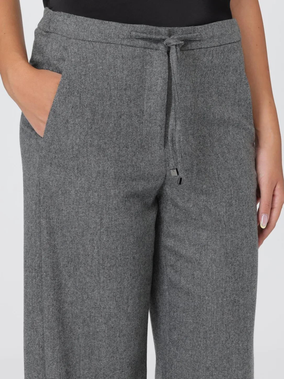 Pantalone 'S Max Mara in lana vergine