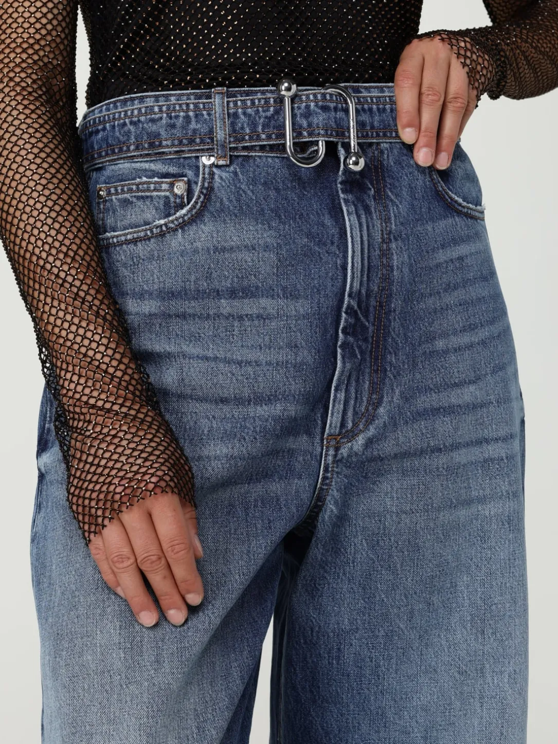 Pantalone Sportmax in denim di cotone