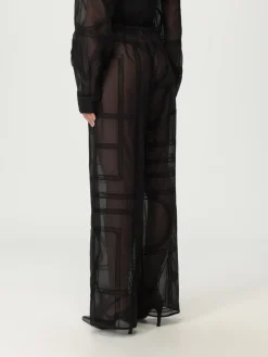 Pantalone Toteme in cotone e seta con monogram