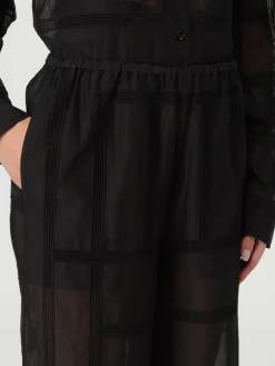 Pantalone Toteme in cotone e seta con monogram