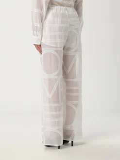 Pantalone Toteme in cotone e seta con monogram