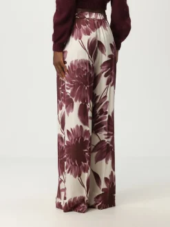 Pantalone Twinset in viscosa con stampa floreale