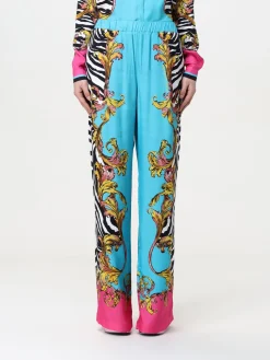 Pantalone Versace Jeans Couture in viscosa stampata