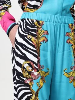 Pantalone Versace Jeans Couture in viscosa stampata