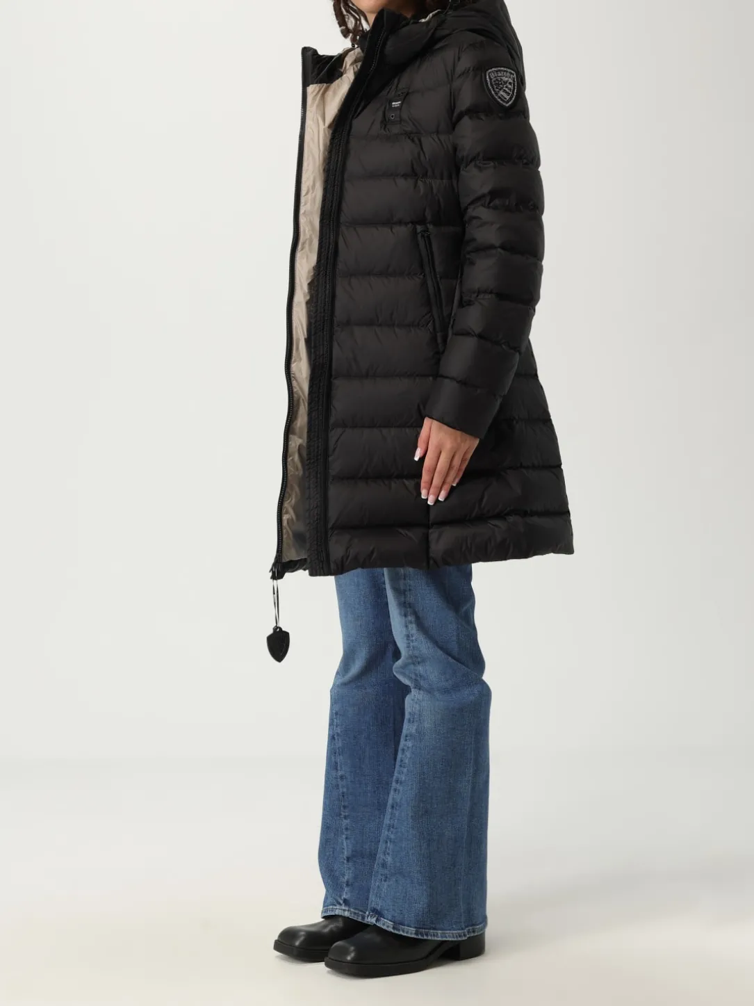 Piumino Blauer in nylon con cappuccio