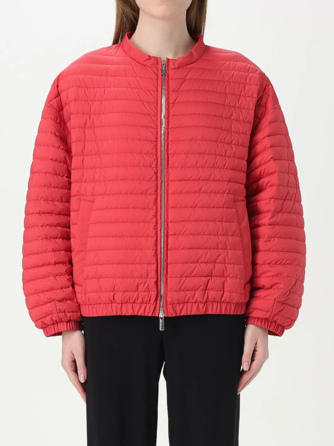 Piumino in nylon imbottito e trapuntato Moorer