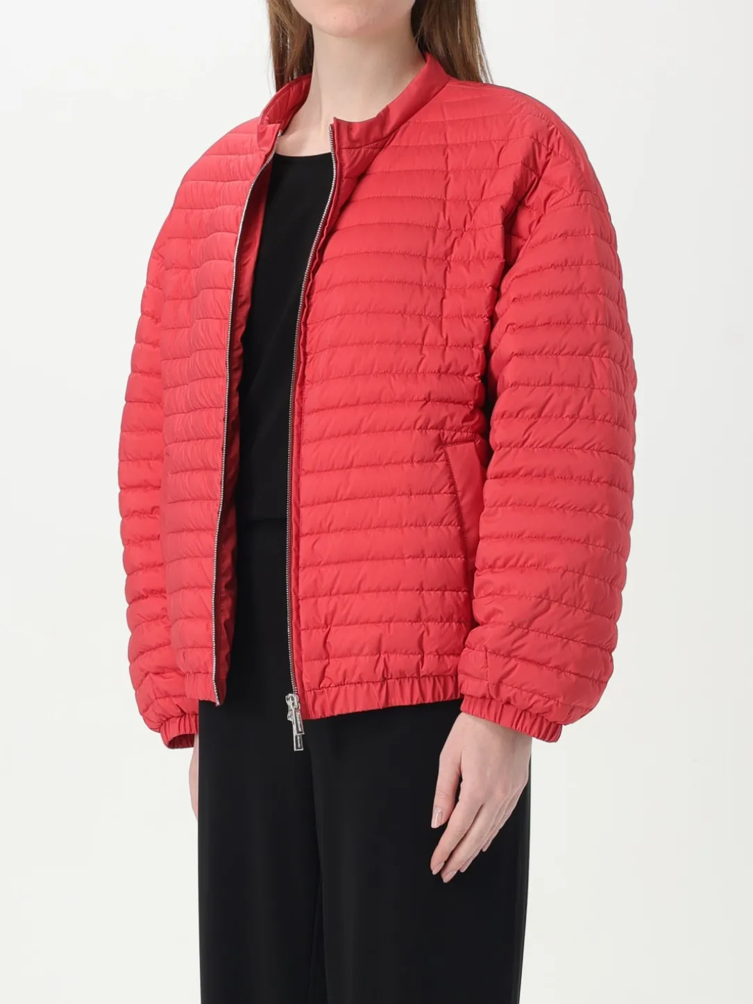 Piumino in nylon imbottito e trapuntato Moorer