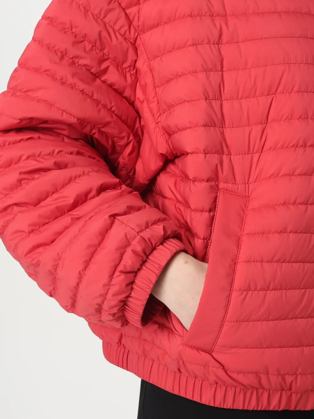 Piumino in nylon imbottito e trapuntato Moorer