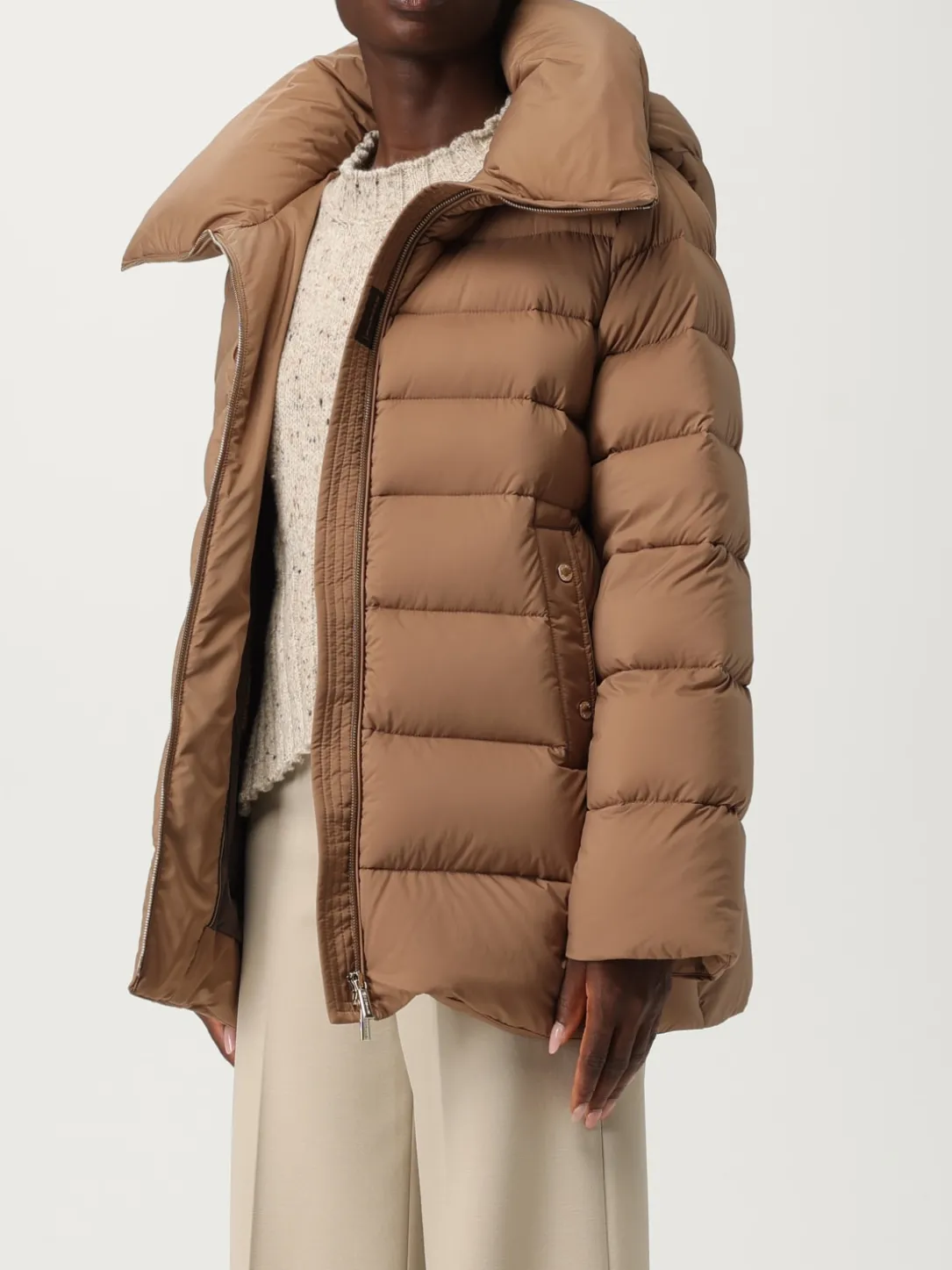 Piumino Moorer in nylon trapuntato