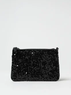 Pochette Coccinelle in pelle e paillettes