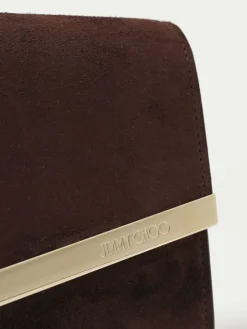 Pochette Emmie Jimmy Choo in camoscio
