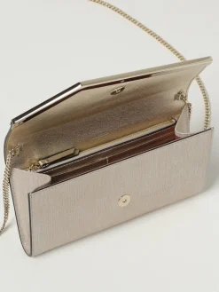 Pochette Emmie Jimmy Choo in pelle laminata
