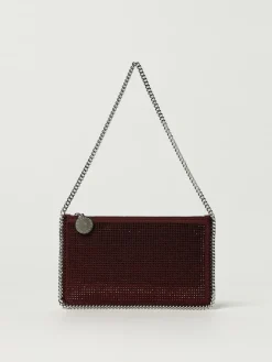 Pochette Falabella Stella McCartney in camoscio sintetico con strass