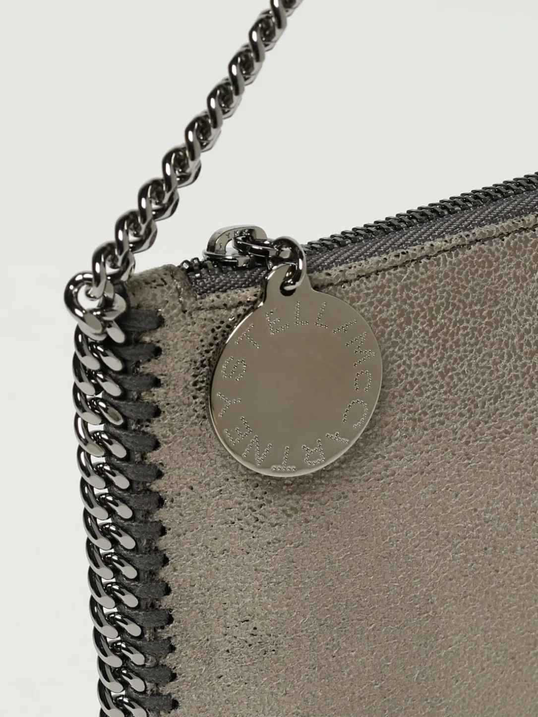 Pochette Falabella Stella McCartney in camoscio sintetico cracklè
