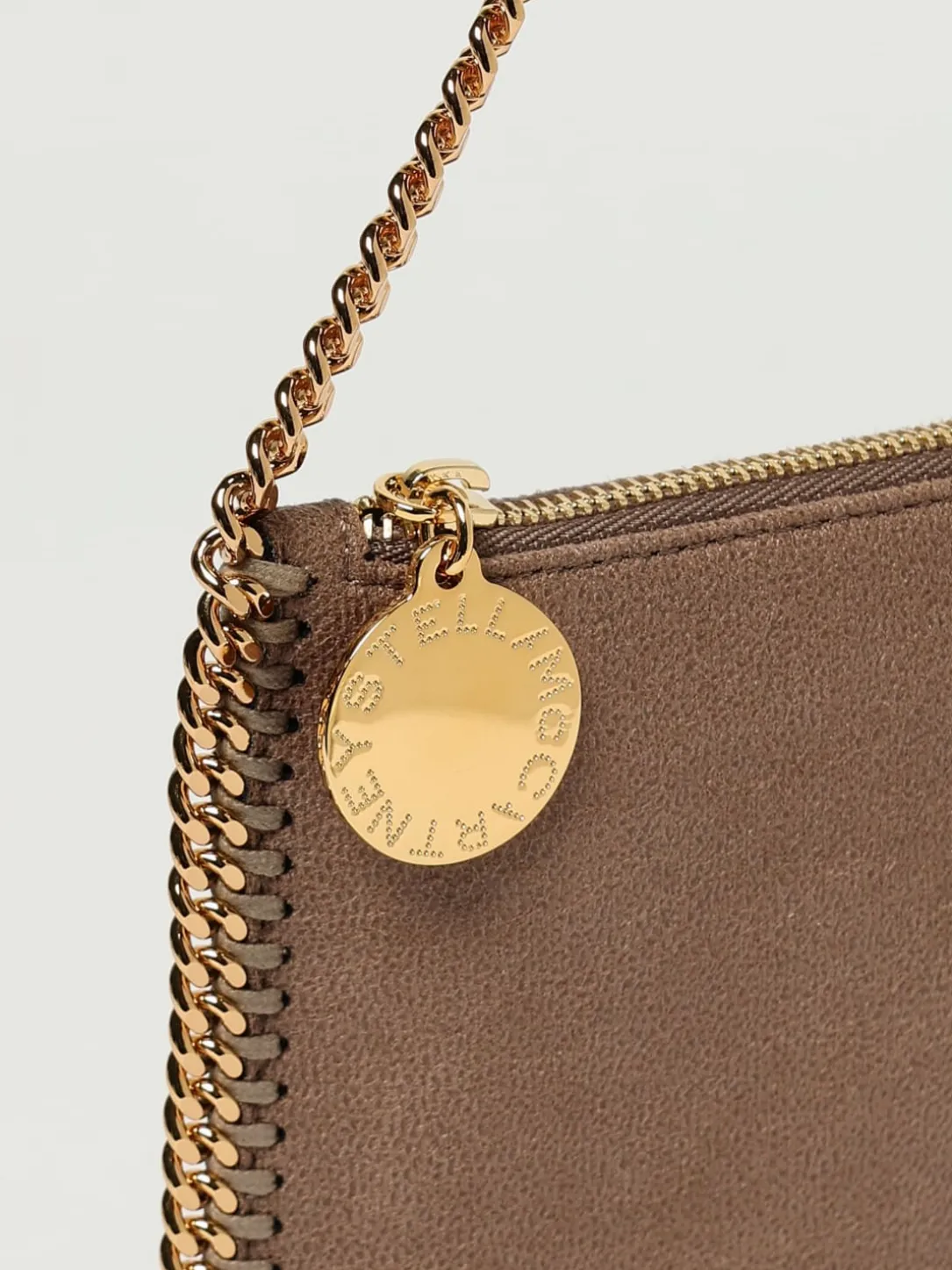 Pochette Falabella Stella McCartney in camoscio sintetico cracklè