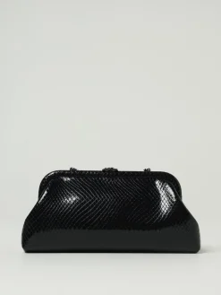 Pochette in pelle lucida Skylar Jimmy Choo