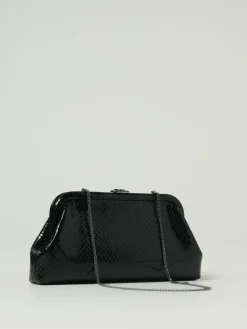 Pochette in pelle lucida Skylar Jimmy Choo