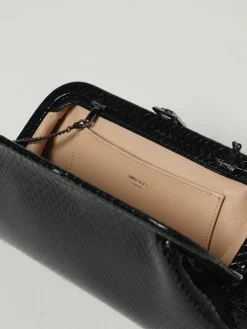 Pochette in pelle lucida Skylar Jimmy Choo