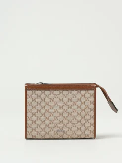 Pochette in tela di cotone e pelle Max Mara