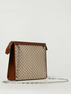 Pochette in tela di cotone e pelle Max Mara