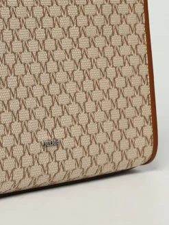 Pochette in tela di cotone e pelle Max Mara