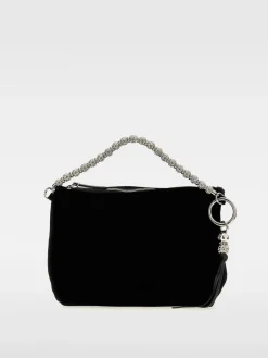 Pochette in velluto Calli Jimmy Choo