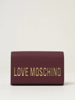 Pochette Love Moschino in pelle sintetica