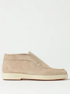 Polacchino Desert Santoni in camoscio