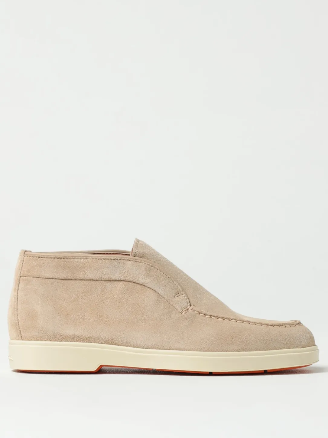 Polacchino Desert Santoni in camoscio