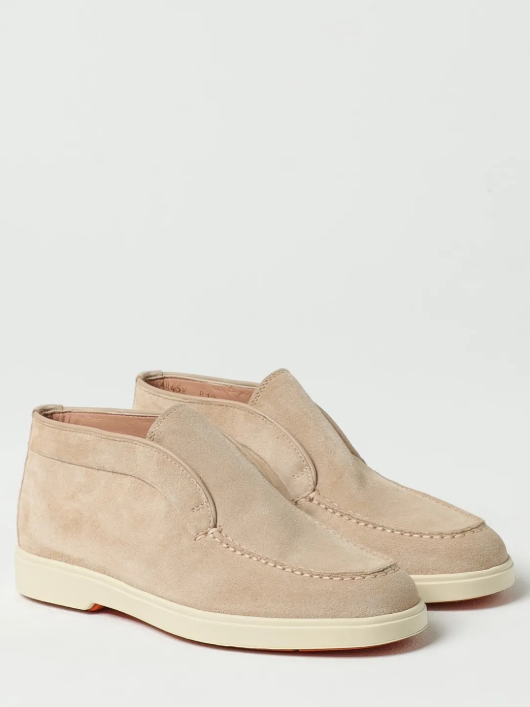 Polacchino Desert Santoni in camoscio