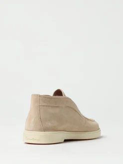 Polacchino Desert Santoni in camoscio