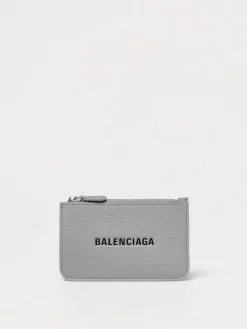 Portacarte di credito Balenciaga in pelle saffiano