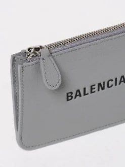Portacarte di credito Balenciaga in pelle saffiano