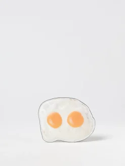 Portacarte di credito Eggs Moschino Couture in pelle