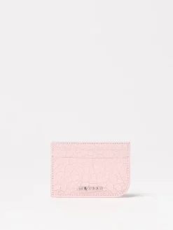 Portacarte di credito McQueen in pelle cracklè