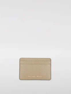 Portacarte di credito Michael Kors in pelle martellata