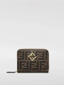 Portafoglio FF Diamonds Fendi in pelle