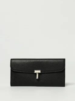 Portafoglio in pelle a grana Toteme