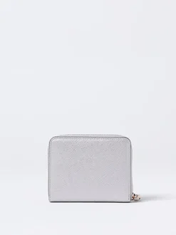 Portafoglio Liu Jo in pelle sintetica saffiano con logo