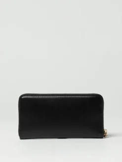 Portafoglio Love Moschino in pelle sintetica con borchie applicate