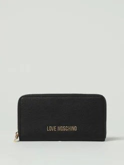 Portafoglio Love Moschino in pelle sintetica a grana