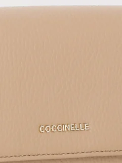 Portafoglio Metallic Soft Coccinelle in pelle a grana