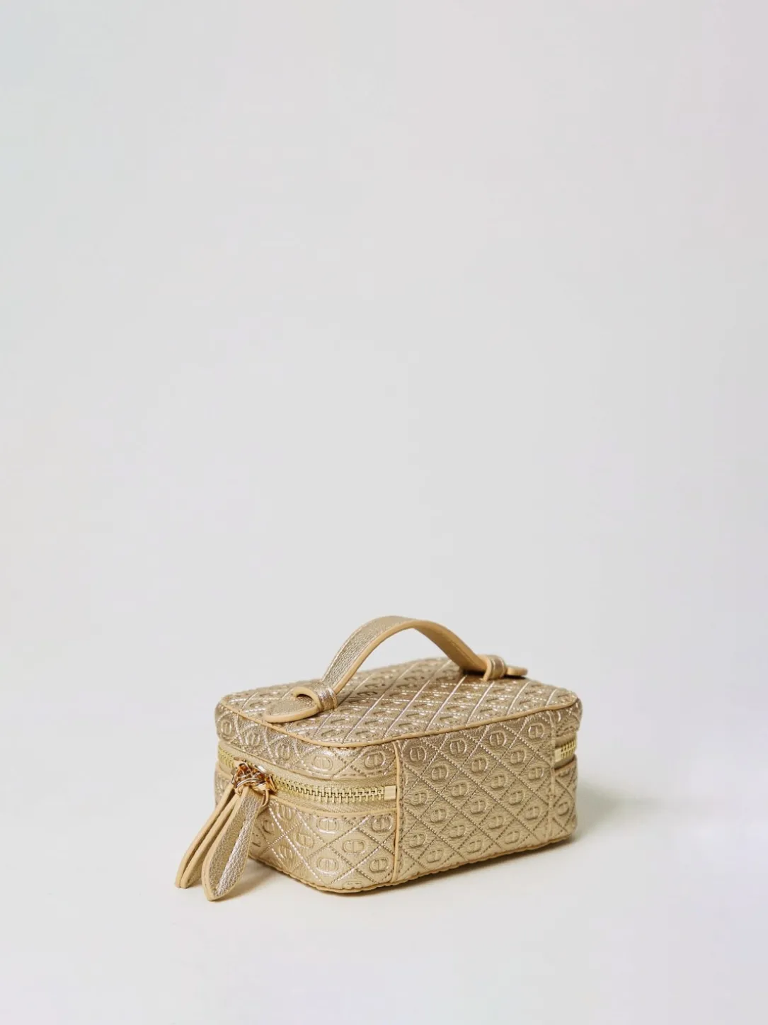 Portagioie Twinset in pelle sintetica goffrata