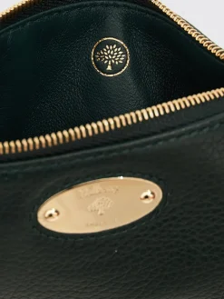 Portamonete in pelle a grana Mulberry