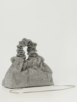 Pouch Angel Aura Twenty Fourhaitch in raso con strass all over