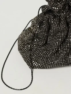 Pouch Angel Aura Twenty Fourhaitch in raso con strass all over