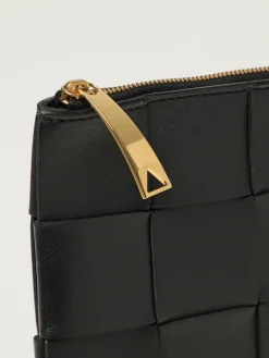 Pouch Cassette Bottega Veneta in pelle intrecciata