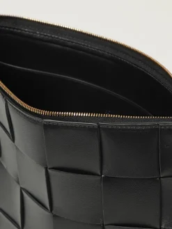 Pouch Cassette Bottega Veneta in pelle intrecciata