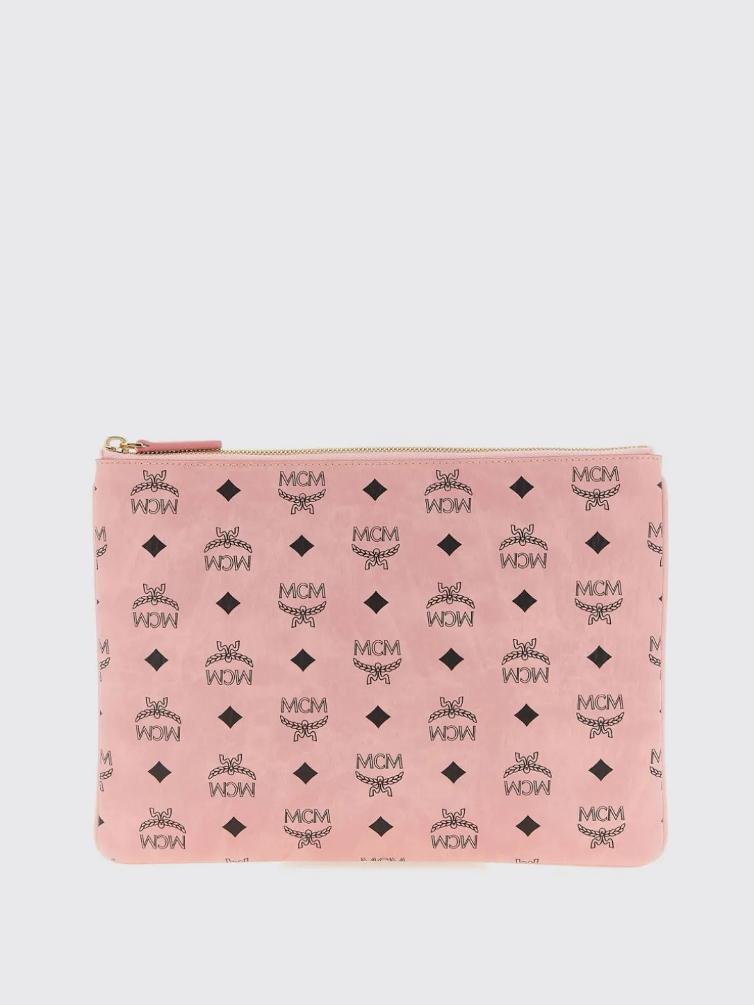 Pouch in Visetos Original Mcm
